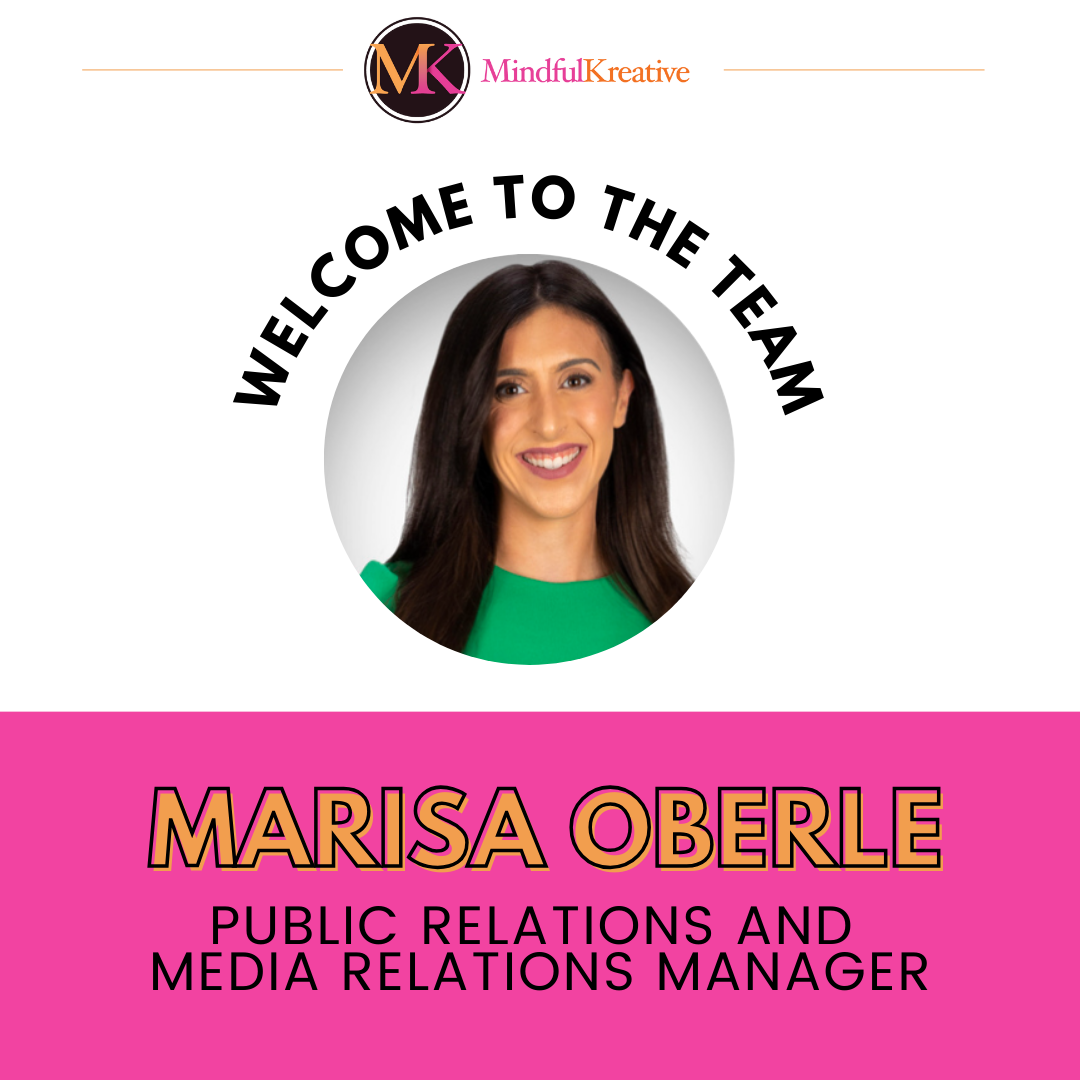 Mindful Kreative Grows with Addition of Marisa Oberle, PR and Media Relations Manager